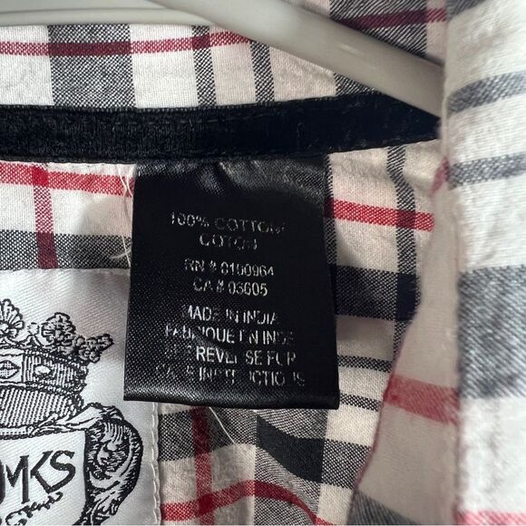 Men's Akdmks Plaid Button-Up Long Sleeve Shirt 0630 - Picture 11 of 14